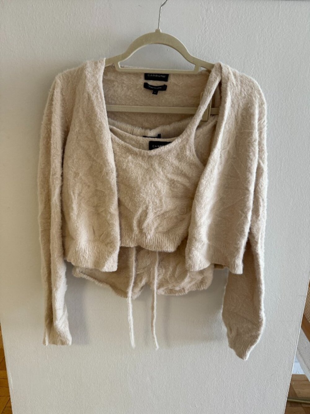 Carbon38 Shorts, Tank, Cardigan Set